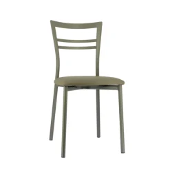 Chaise De Cuisine*Go 1419 Chaise de cuisine rembourrée en synthétique et métal
