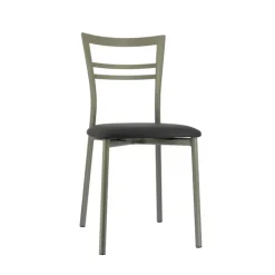 Chaise De Cuisine*Go 1419 Chaise de cuisine rembourrée en synthétique et métal