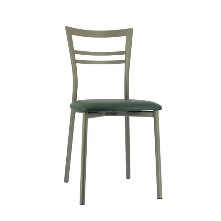 Chaise De Cuisine*Go 1419 Chaise de cuisine rembourrée en synthétique et métal