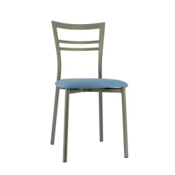 Chaise De Cuisine*Go 1419 Chaise de cuisine rembourrée en synthétique et métal