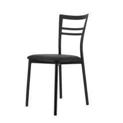 Chaise De Cuisine*Go 1419 Chaise de cuisine rembourrée en synthétique et métal