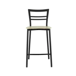 Tabouret Snack (assise +/- 65 Cm)|Tabouret De Bar (assise +/- 80 Cm)*Go Clip Connubia® Tabouret snack contemporain en métal et multiplis bois