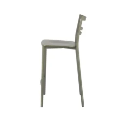 Tabouret Snack (assise +/- 65 Cm)|Tabouret De Bar (assise +/- 80 Cm)*Go Clip Connubia® Tabouret snack contemporain en métal et multiplis bois
