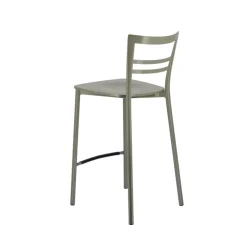 Tabouret Snack (assise +/- 65 Cm)|Tabouret De Bar (assise +/- 80 Cm)*Go Clip Connubia® Tabouret snack contemporain en métal et multiplis bois