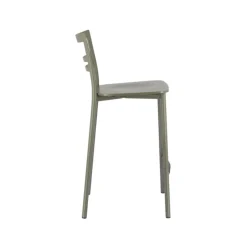 Tabouret Snack (assise +/- 65 Cm)|Tabouret De Bar (assise +/- 80 Cm)*Go Clip Connubia® Tabouret snack contemporain en métal et multiplis bois