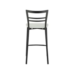 Tabouret Snack (assise +/- 65 Cm)|Tabouret De Bar (assise +/- 80 Cm)*Go Clip Connubia® Tabouret snack contemporain en métal et multiplis bois
