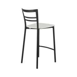 Tabouret Snack (assise +/- 65 Cm)|Tabouret De Bar (assise +/- 80 Cm)*Go Clip Connubia® Tabouret snack contemporain en métal et multiplis bois