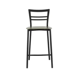 Tabouret Snack (assise +/- 65 Cm)|Tabouret De Bar (assise +/- 80 Cm)*Go Clip Connubia® Tabouret snack contemporain en métal et multiplis bois
