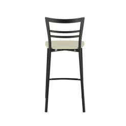 Tabouret Snack (assise +/- 65 Cm)|Tabouret De Bar (assise +/- 80 Cm)*Go Clip Connubia® Tabouret snack contemporain en métal et multiplis bois