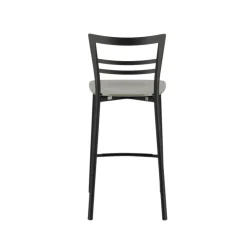 Tabouret Snack (assise +/- 65 Cm)|Tabouret De Bar (assise +/- 80 Cm)*Go Clip Connubia® Tabouret snack contemporain en métal et multiplis bois