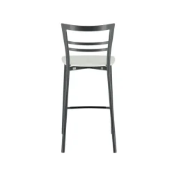 Tabouret Snack (assise +/- 65 Cm)|Tabouret De Bar (assise +/- 80 Cm)*Go Clip Connubia® Tabouret snack contemporain en métal et multiplis bois