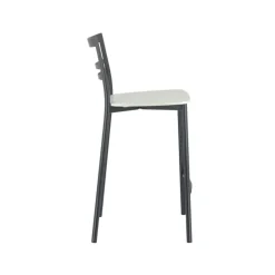Tabouret Snack (assise +/- 65 Cm)|Tabouret De Bar (assise +/- 80 Cm)*Go Clip Connubia® Tabouret snack contemporain en métal et multiplis bois