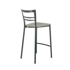 Tabouret Snack (assise +/- 65 Cm)|Tabouret De Bar (assise +/- 80 Cm)*Go Clip Connubia® Tabouret snack contemporain en métal et multiplis bois