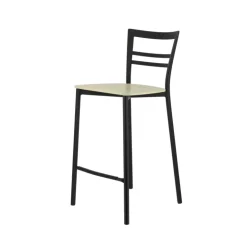 Tabouret Snack (assise +/- 65 Cm)|Tabouret De Bar (assise +/- 80 Cm)*Go Clip Connubia® Tabouret snack contemporain en métal et multiplis bois