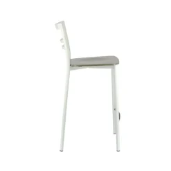 Tabouret Snack (assise +/- 65 Cm)|Tabouret De Bar (assise +/- 80 Cm)*Go Clip Connubia® Tabouret snack contemporain en métal et multiplis bois