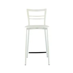 Tabouret Snack (assise +/- 65 Cm)|Tabouret De Bar (assise +/- 80 Cm)*Go Clip Connubia® Tabouret snack contemporain en métal et multiplis bois