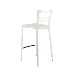 Tabouret Snack (assise +/- 65 Cm)|Tabouret De Bar (assise +/- 80 Cm)*Go Clip Connubia® Tabouret snack contemporain en métal et multiplis bois