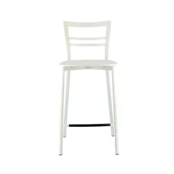 Tabouret Snack (assise +/- 65 Cm)|Tabouret De Bar (assise +/- 80 Cm)*Go Clip Connubia® Tabouret snack contemporain en métal et multiplis bois