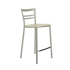 Tabouret Snack (assise +/- 65 Cm)|Tabouret De Bar (assise +/- 80 Cm)*Go Clip Connubia® Tabouret snack contemporain en métal et multiplis bois