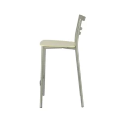 Tabouret Snack (assise +/- 65 Cm)|Tabouret De Bar (assise +/- 80 Cm)*Go Clip Connubia® Tabouret snack contemporain en métal et multiplis bois