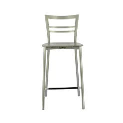 Tabouret Snack (assise +/- 65 Cm)|Tabouret De Bar (assise +/- 80 Cm)*Go Clip Connubia® Tabouret snack contemporain en métal et multiplis bois