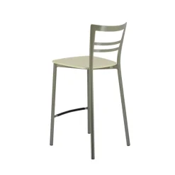 Tabouret Snack (assise +/- 65 Cm)|Tabouret De Bar (assise +/- 80 Cm)*Go Clip Connubia® Tabouret snack contemporain en métal et multiplis bois