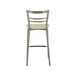 Tabouret Snack (assise +/- 65 Cm)|Tabouret De Bar (assise +/- 80 Cm)*Go Clip Connubia® Tabouret snack contemporain en métal et multiplis bois