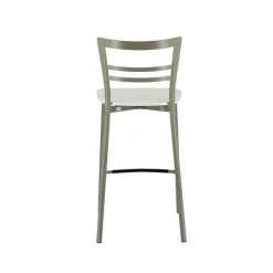 Tabouret Snack (assise +/- 65 Cm)|Tabouret De Bar (assise +/- 80 Cm)*Go Clip Connubia® Tabouret snack contemporain en métal et multiplis bois