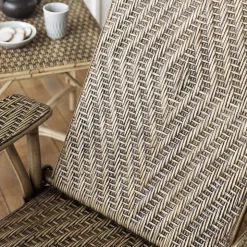 Kok Chaise Salon|Chaise Pour Chambre*Grand mèreChaise longue en rotin modulable