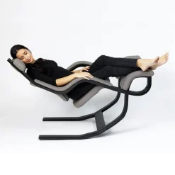 Varier Chaise De Bureau|Fauteuil De Bureau*Gravity ® Fauteuil de relaxation en tissu et bois