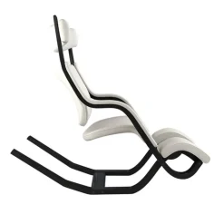 Varier Chaise De Bureau|Fauteuil De Bureau*Gravity ® Fauteuil de relaxation en tissu et bois