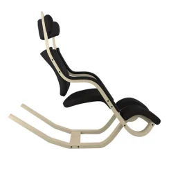 Varier Chaise De Bureau|Fauteuil De Bureau*Gravity ® Fauteuil de relaxation en tissu et bois