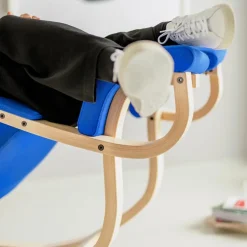 Varier Chaise De Bureau|Fauteuil De Bureau*Gravity ® Fauteuil de relaxation en tissu et bois