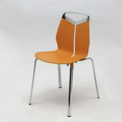 Dexo Chaise De Cuisine|Chaise De Salle à Manger*Gripp Chaise design coque polypropylène pieds en métal