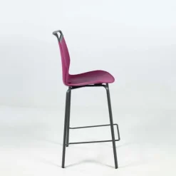 Dexo Tabouret Snack (assise +/- 65 Cm)|Tabouret De Bar (assise +/- 80 Cm)*Gripp Tabouret snack design coque polypropylène pieds en métal