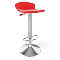 Tabouret Snack (assise +/- 65 Cm)|Tabouret De Bar (assise +/- 80 Cm)*Guliver Tabouret italien réglable en hauteur et pivotant en technopolymère et métal chromé