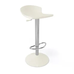 Tabouret Snack (assise +/- 65 Cm)|Tabouret De Bar (assise +/- 80 Cm)*Guliver Tabouret italien réglable en hauteur et pivotant en technopolymère et métal chromé