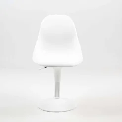 Chaise De Cuisine|Chaise De Salle à Manger*Harmony Chaise réglable en hauteur et pivotante design en technopolymère blanc