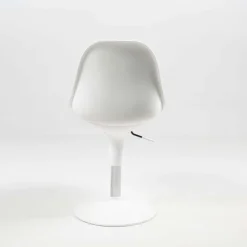 Chaise De Cuisine|Chaise De Salle à Manger*Harmony Chaise réglable en hauteur et pivotante design en technopolymère blanc