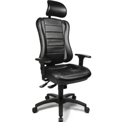Top Star Chaise De Bureau*Head Point Fauteuil gamer avec accoudoirs réglables
