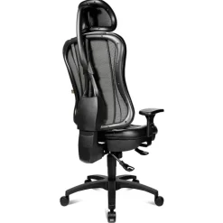 Top Star Chaise De Bureau*Head Point Fauteuil gamer avec accoudoirs réglables