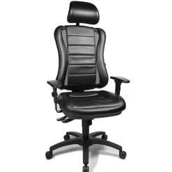 Top Star Chaise De Bureau*Head Point Fauteuil gamer avec accoudoirs réglables