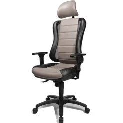 Top Star Chaise De Bureau*Head Point Fauteuil gamer avec accoudoirs réglables