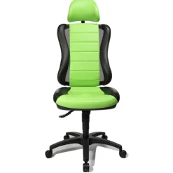 Top Star Chaise De Bureau*Head Point Fauteuil gamer avec accoudoirs réglables
