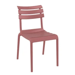 Chaise De Jardin*Helen Chaise de jardin moderne empilable en polypropylène