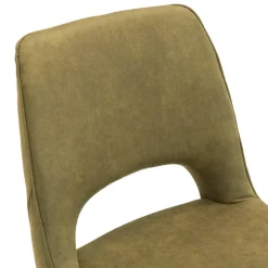 Chaise De Salle à Manger|Chaise Salon*Hortense Chaise cocooning en tissu avec pieds en bois massif