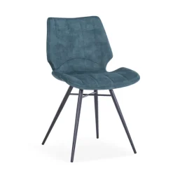 Chaise De Salle à Manger|Chaise Salon*IbérisChaise design vintage rembourrée en velours