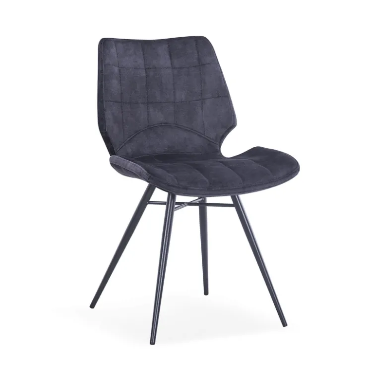Chaise De Salle à Manger|Chaise Salon*IbérisChaise design vintage rembourrée en velours