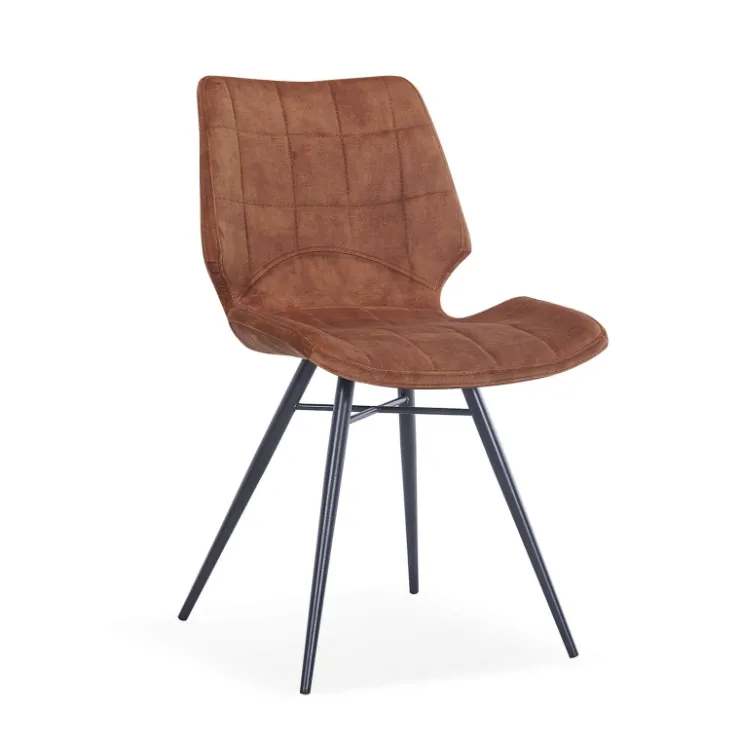 Chaise De Salle à Manger|Chaise Salon*IbérisChaise design vintage rembourrée en velours