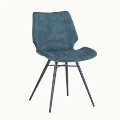 Chaise De Salle à Manger|Chaise Salon*IbérisChaise design vintage rembourrée en velours